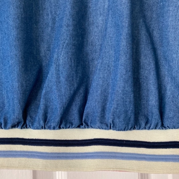 ZARA Denim Crop Shirt Size S Size 4 - Picture 3 of 5